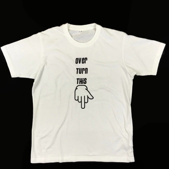 Adult Pro Choice Women’s Rights T-Shirt  ‘Over Turn This’ White Protest Tee - Picture 2 of 4